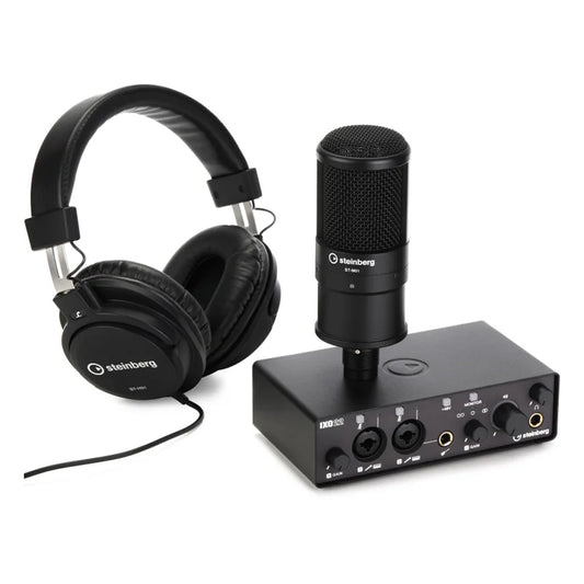 Pack Combo Interfaz De Grabación De Audio Steinberg Ixo22b