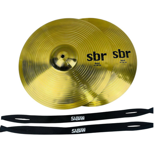 Platillo Sabian Sbr 14  Banda Par Con Correas