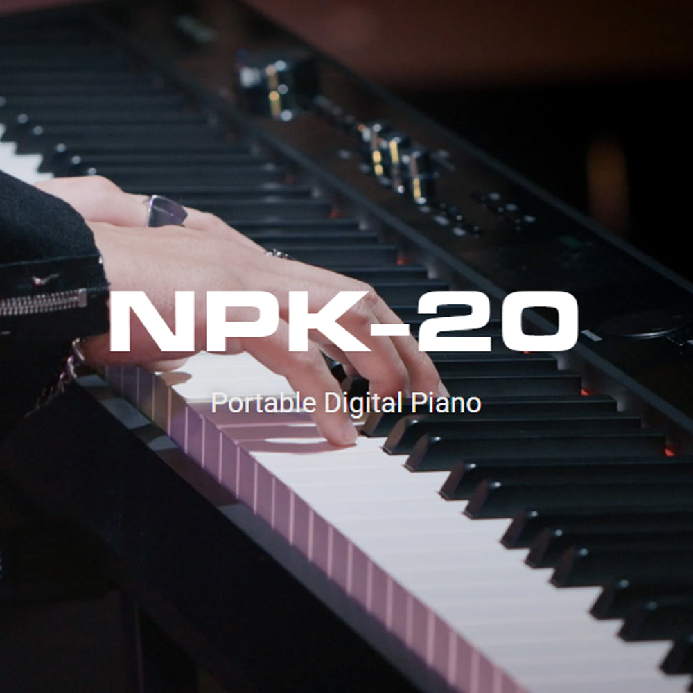 Piano Electrónico Digital Portátil Nux Npk-20 De 88 Teclas