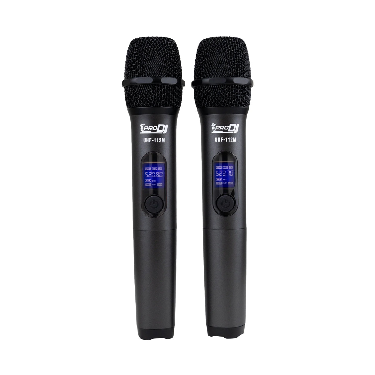 Micrófono Inalámbrico Doble De Mano Pro Dj Uhf-112m