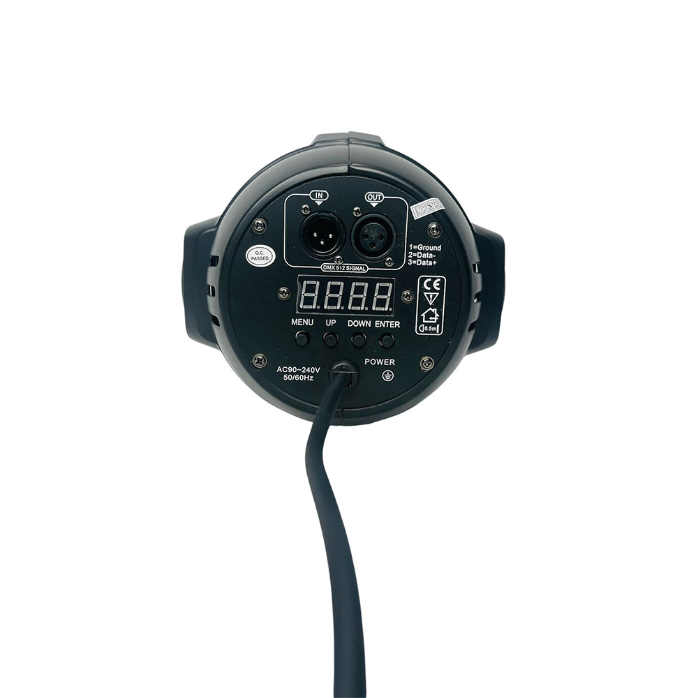 Luz Par Led Audiorítmica Aurora Lpc007 Rgb De 54 X 3w