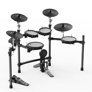 Bateria Eléctrica Nux Dm-310 Pads Malla Bombo Independiente