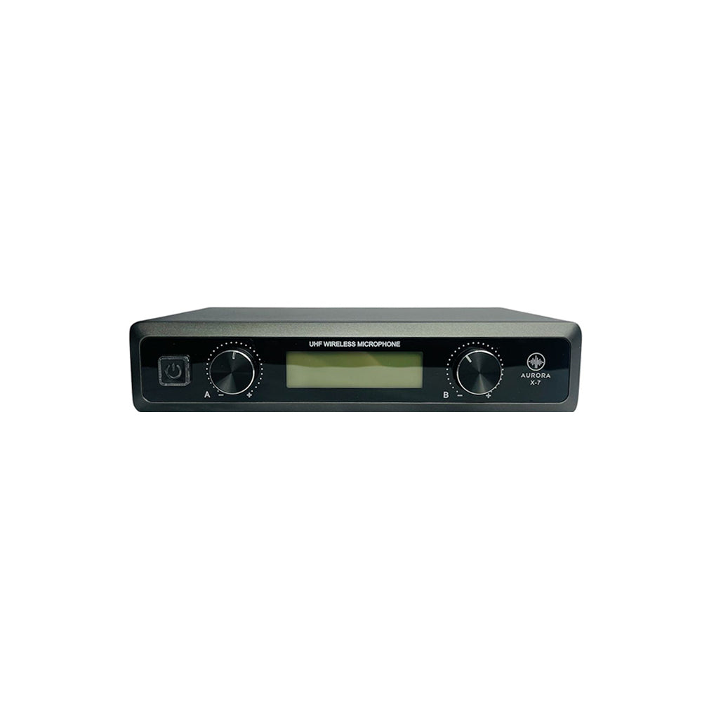 Micrófono Uhf Inalámbrico Doble De Mano Aurora X-7