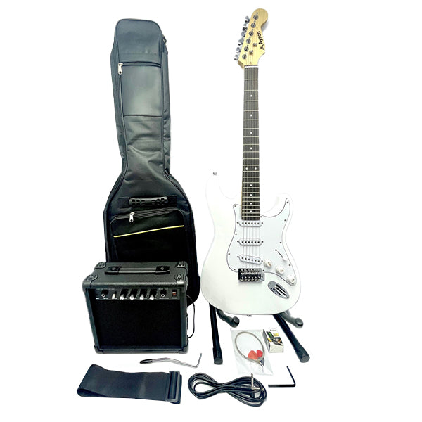 Kit Guitarra Eléctrica Amplificador 15w + Accesorios