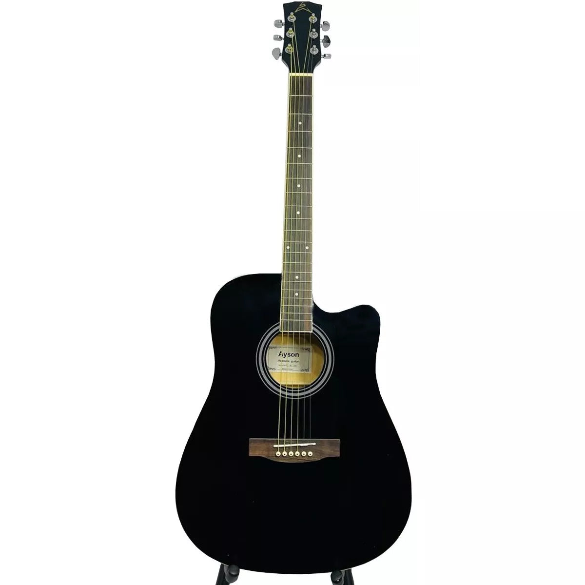 Guitarra Electroacústica Tipo Folk Ayson Cuerdas Acero