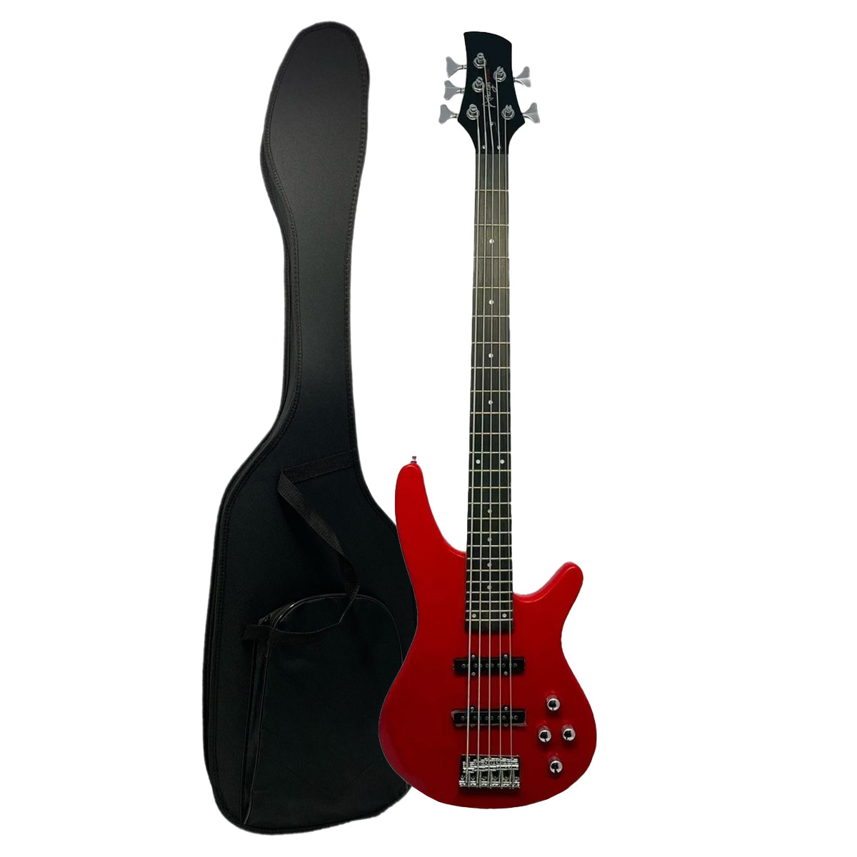 Bajo Electrico Ayson 5 Cuerdas + Estuche Semiduro
