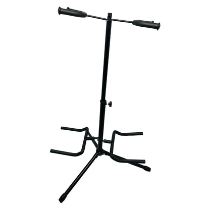 Atril Base Stand Soporte Vertical Doble Para Guitarra