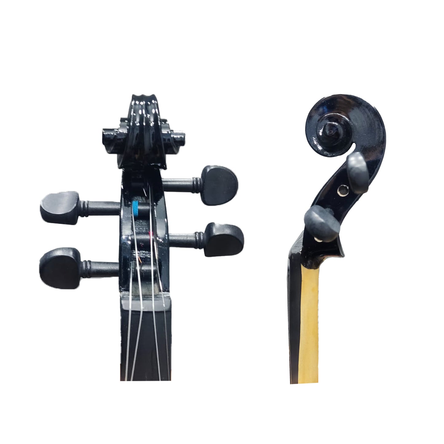 Violín Greko Vcb Bk 4/4 Negro + Estuche + Arco + Colofonia