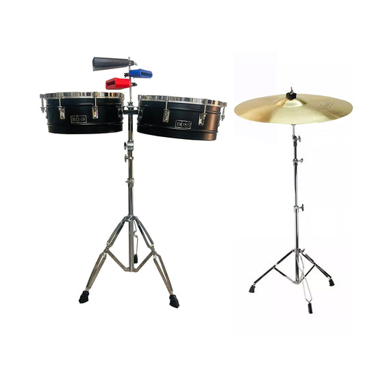 Timbal Latino Boss 14-15  Campana + Jamblock + Base+platillo