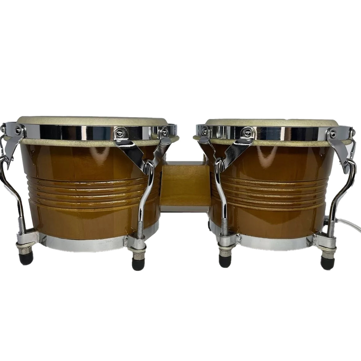 Bongos En  Madera De 7.5 Y 8.5 Color Natural