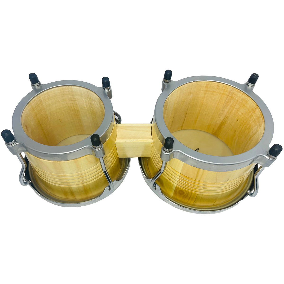 Bongos En  Madera De 7.5 Y 8.5 Color Natural