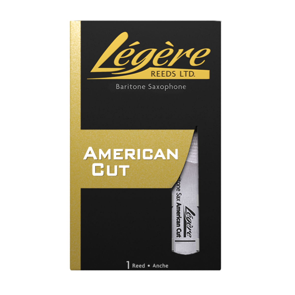 Caña Sintética Saxo Baritono Légere American Cut +portacañas
