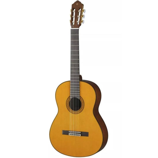 Guitarra Clásica Yamaha C80 Para Diestros Natural Brillante