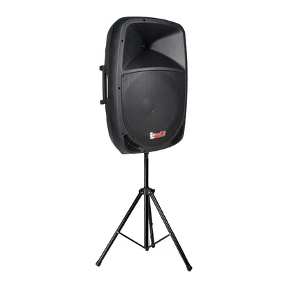 Cabina Activa Pro Dj Psa15a-200w Bluetooth - Usb - Fm + Base