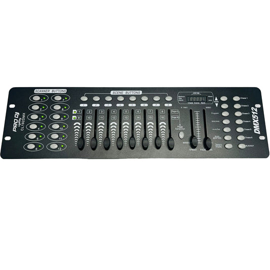 Controlador Dmx Para Luces Pro Dj Cl192dmx - 192 Canales Dmx