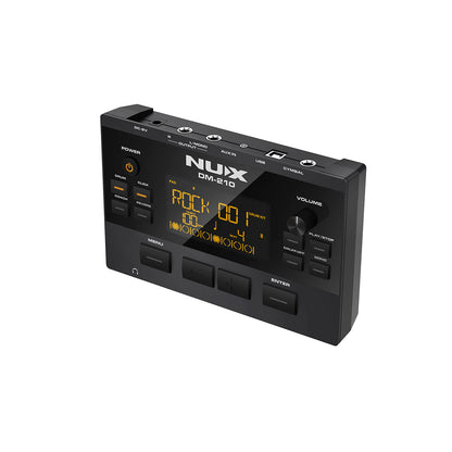 Batería Eléctrica Nux Dm-210 Pads Malla + Silla + Audífonos