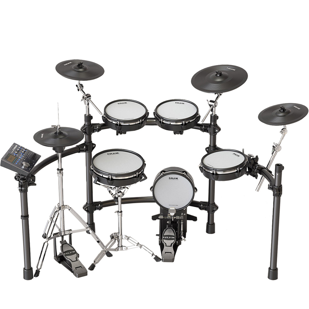 Batería Electrónica Digital Nux Dm-8 + Silla De Galope
