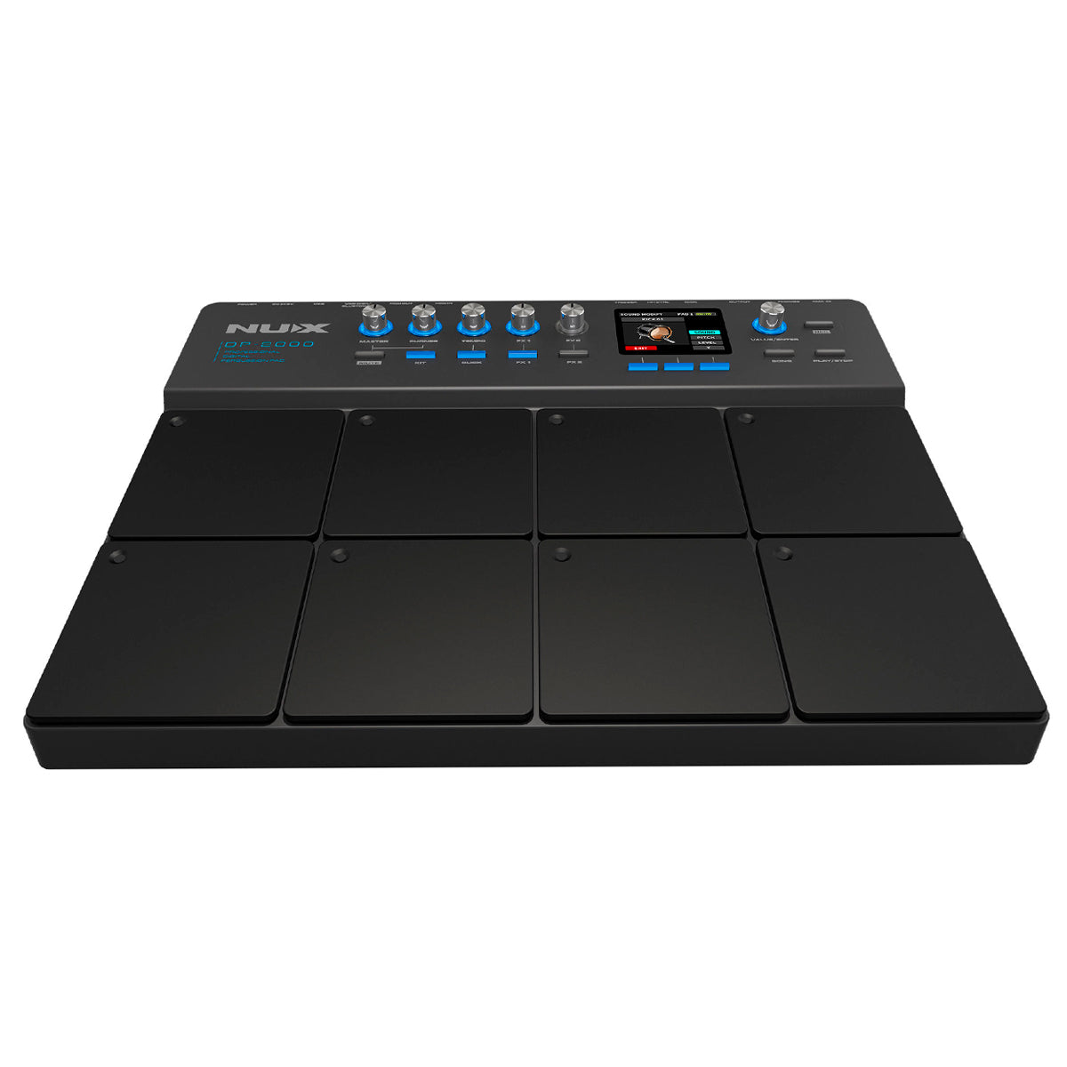 Percusion Drum Pad De Batería Dp-2000 + Bombo + Charles Nux