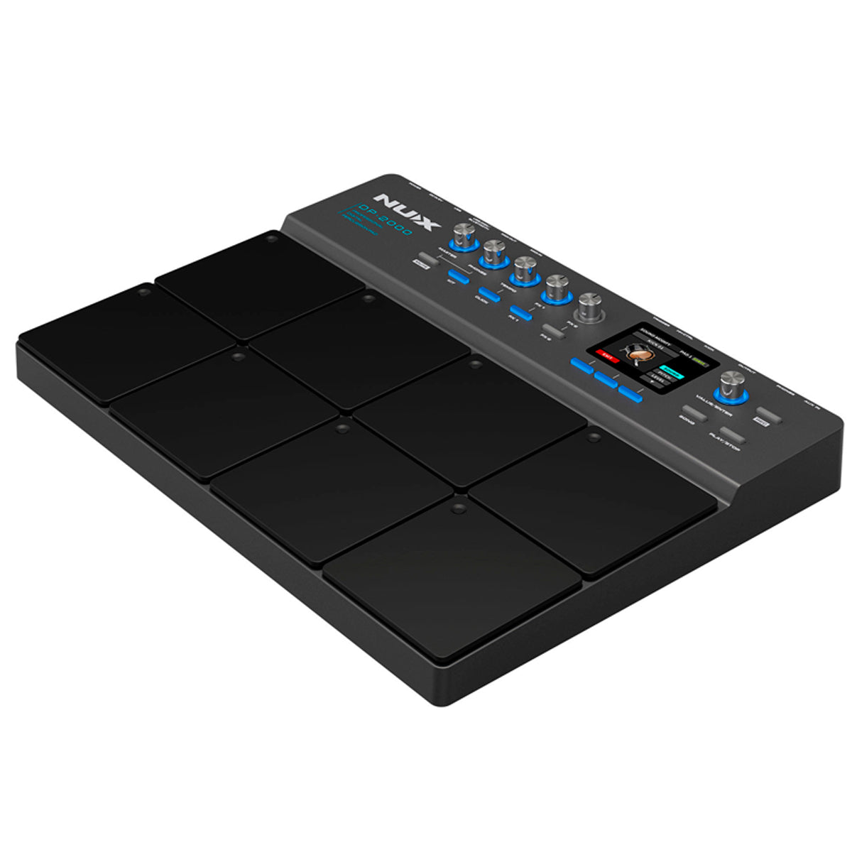 Pad De Batería - Percusión Nux Dp-2000 + Soporte Nux Dps-1