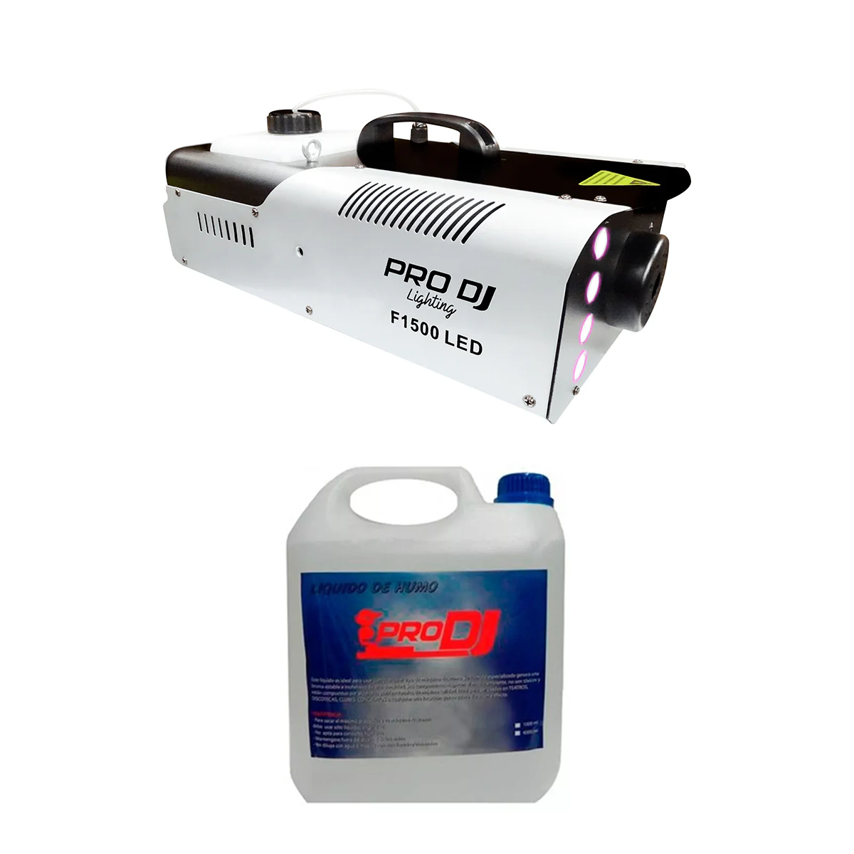 Cámara De Humo Pro Dj - F1500 Led + Galón De Líquido