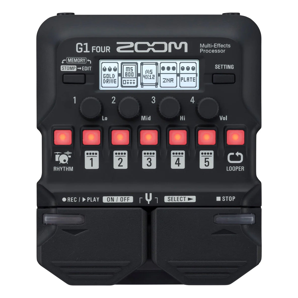 Pedalera Procesador G1 Four Multi Efecto Para Guitarra Zoom