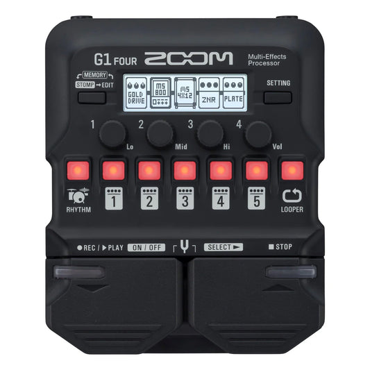Pedalera Procesador G1 Four Multi Efecto Para Guitarra Zoom
