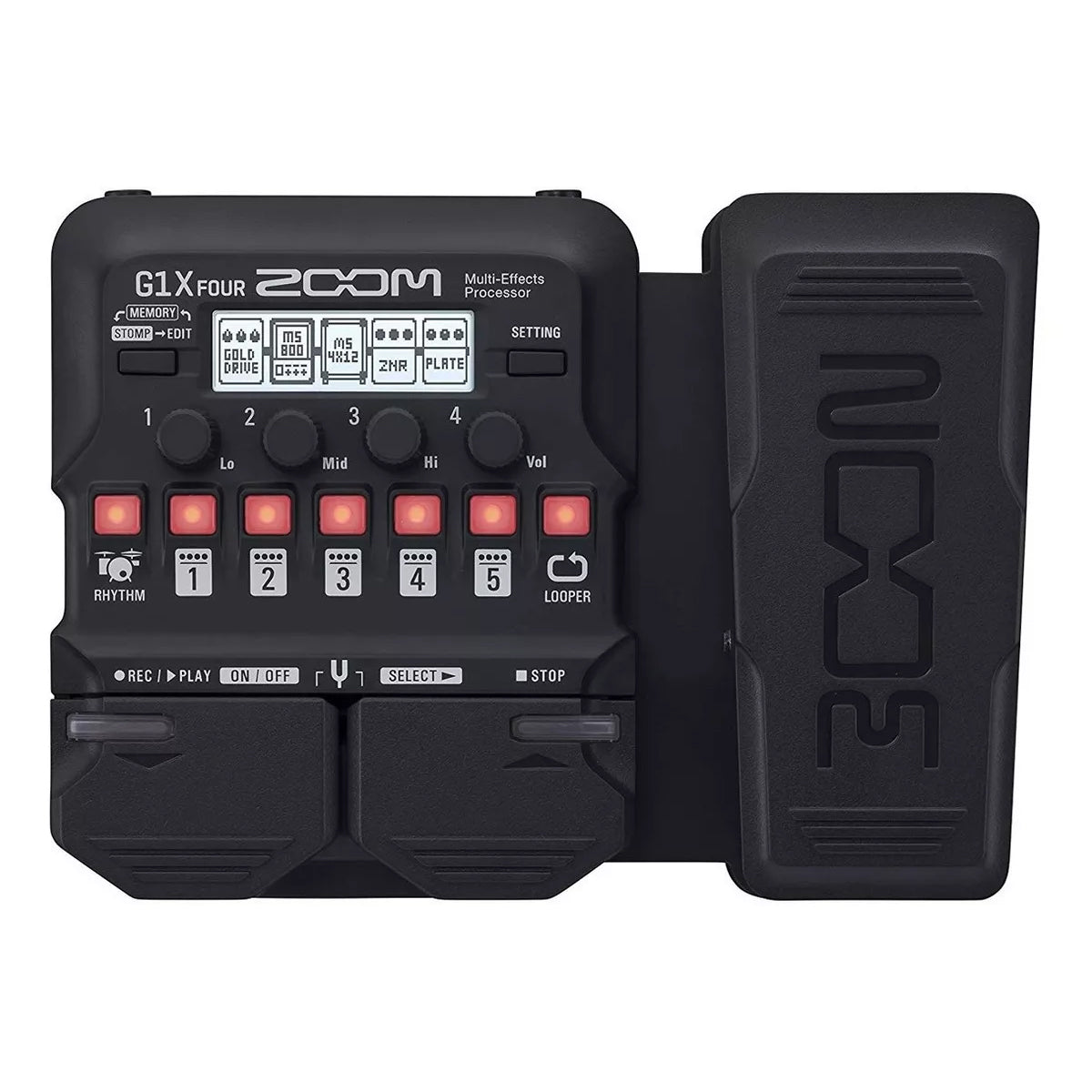 Procesador Zoom Pedalera G1x Four De Efectos