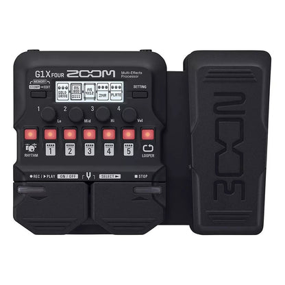 Procesador Zoom Pedalera G1x Four De Efectos