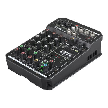 Mezclador Pro Dj Ga-04 + Bluetooth +4 Canales - Usb Interfaz