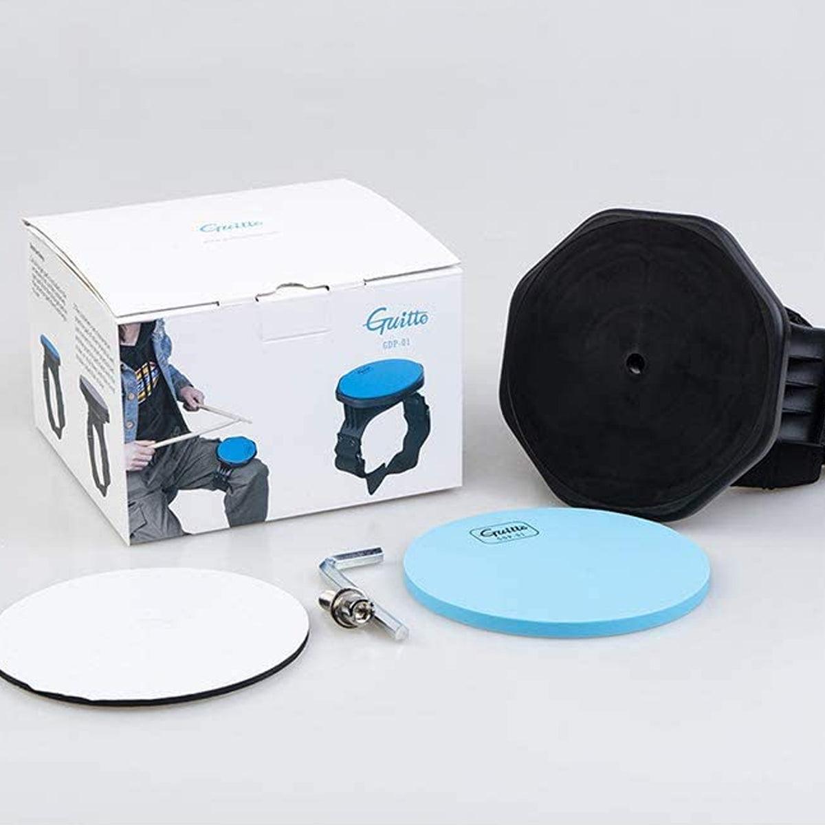 Pad De Práctica Portable Para Pierna Guitto Gdp-01 - Batería
