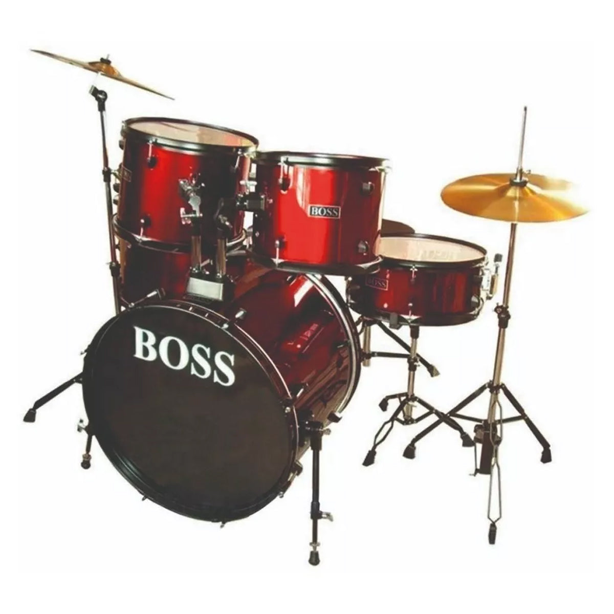 Bateria Acustica Boss Jbp0803 5 Piezas