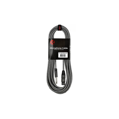 Cable De Micrófono Kirlin Mw-470 Bkb Xlr Macho - Xlr Hembra 10 M