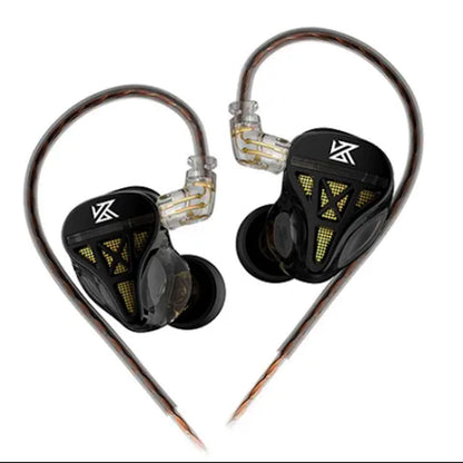 Auriculares Monitores In Ear Kz Dqs Color Negro