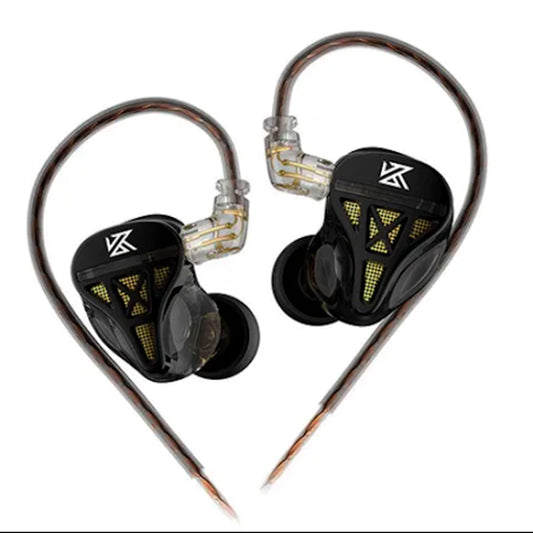 Auriculares Monitores In Ear Kz Dqs Color Negro