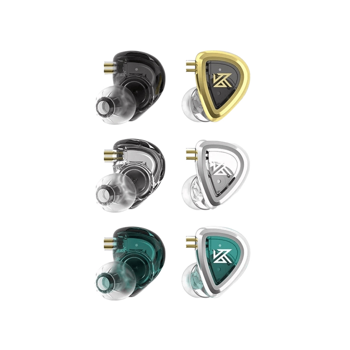 Set Audifonos Monitores In Ear Kz Eda Por 3 Audífonos