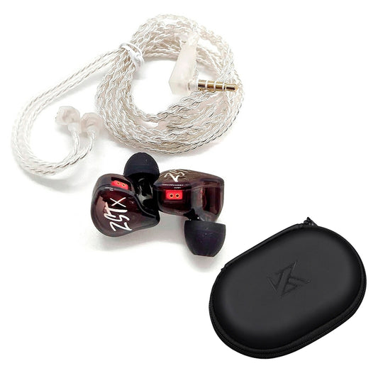 Audifonos Monitores In Ear Kz Zst Bk + Estuche
