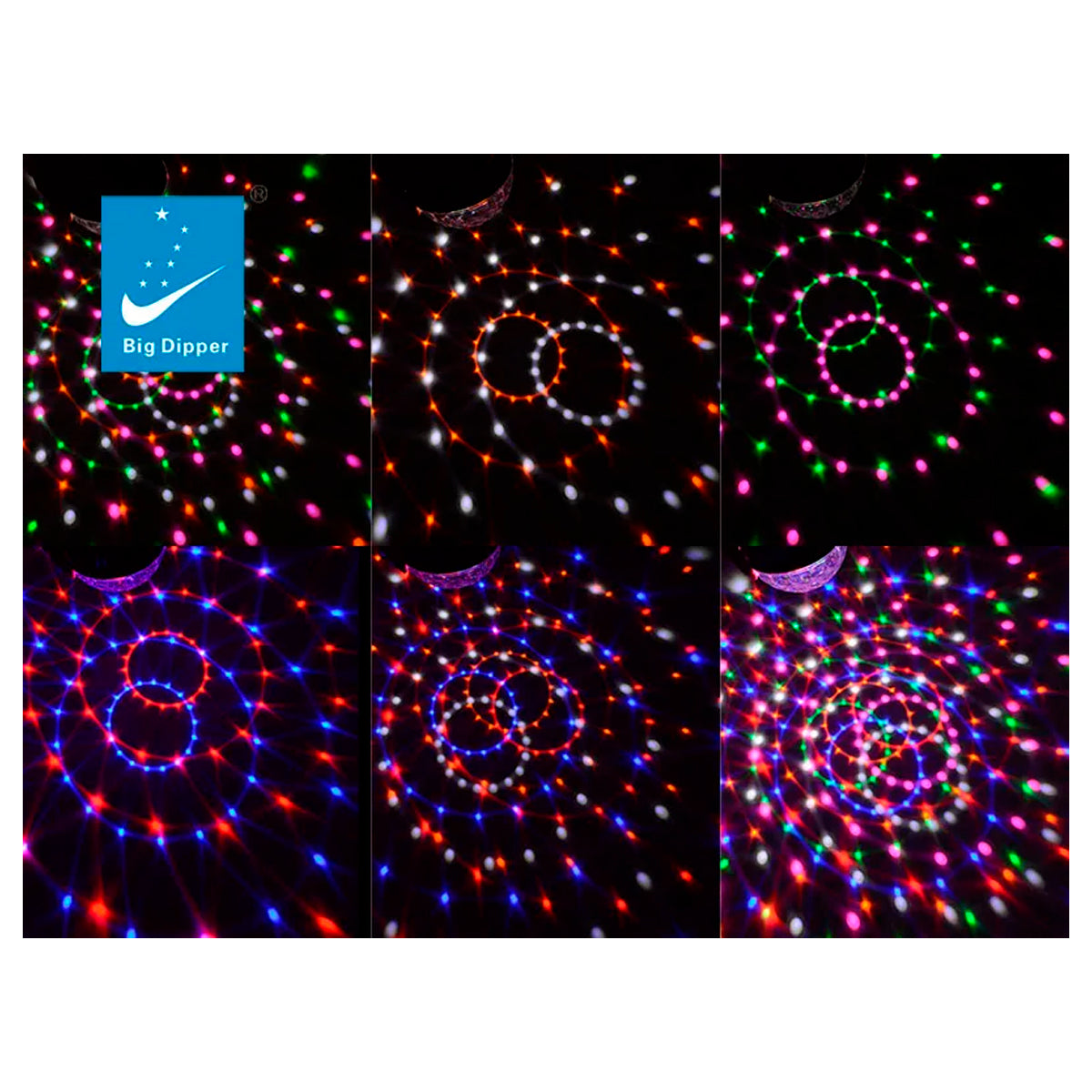 Bola Luz Led Crystal L001 Audioritmica Big Dipper
