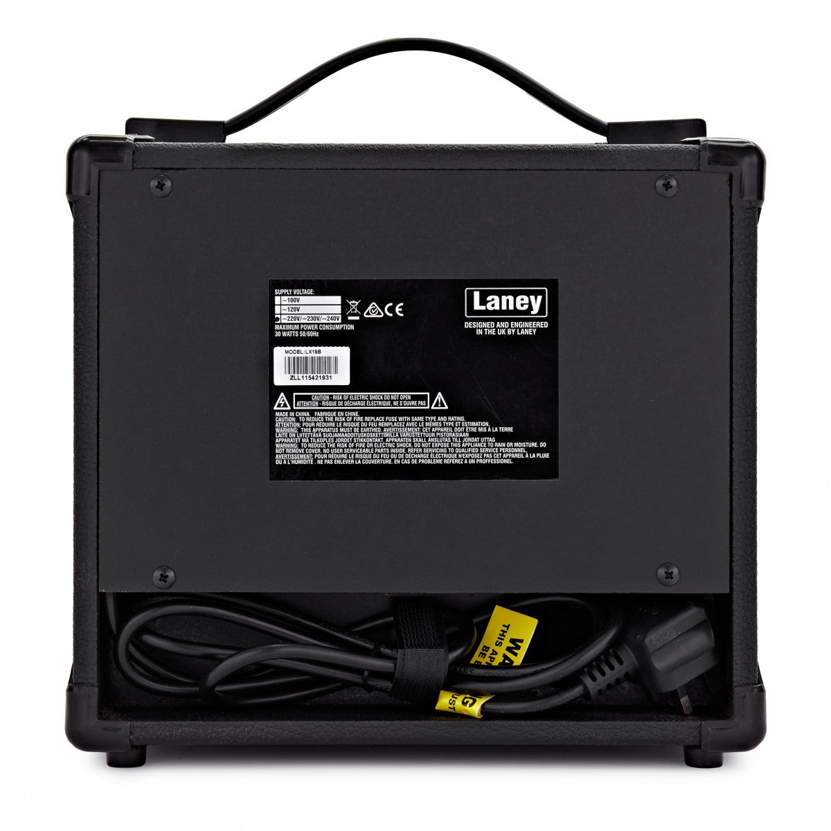 Amplificador De Bajo Laney Lx15b 15w Negro