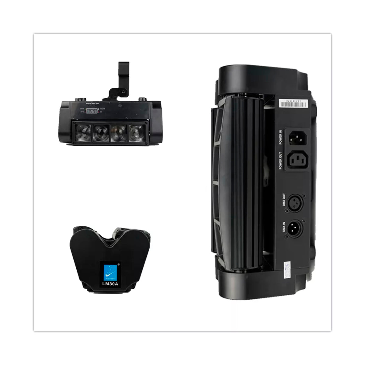 Luz Led Profesional Lm30a Rgb Doble Barra Big Dipper 8spider