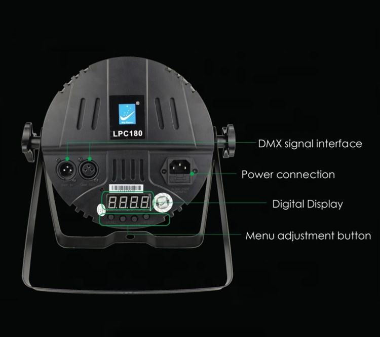 Luz Par Led Profesional Big Dipper Lpc180 Rgb