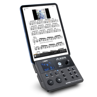 Batería Eléctrica Alesis Nitro Maxkitxus + Silla + Audífonos