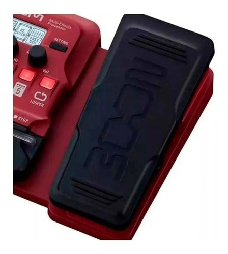 Pedal De Efecto Zoom B1x Four  Rojo