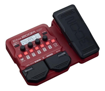 Pedal De Efecto Zoom B1x Four  Rojo