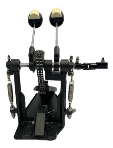 Batería Eléctrica Nux Dm210 Pads Malla + Pedal Doble + Silla