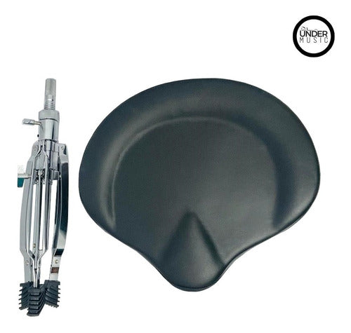 Batería Eléctrica Nux Dm-210 Pads Malla Bombo + Silla Galope