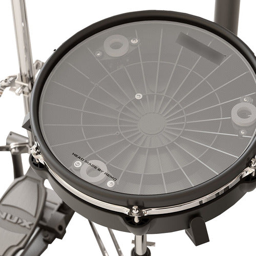 Batería Electrónica Digital Nux Dm-8 + Pedal Doble De Bombo