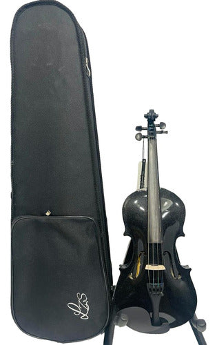 Violín Acústico Lzsbk088 4/4 + Estuche + Arco + Colofonia Bk