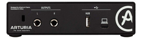 Combo Kit Pack De Grabación Arturia Minifuse 800202 - Negro