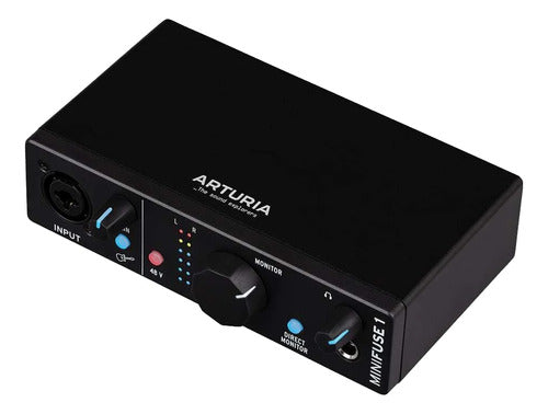 Combo Kit Pack De Grabación Arturia Minifuse 800202 - Negro