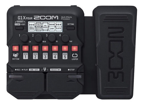 Procesador De Efecto Zoom G1xfour Negro + Adaptador Original